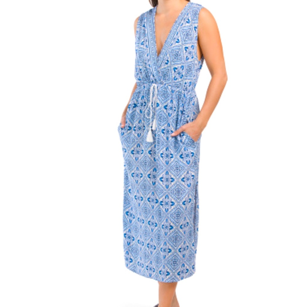 LA BLANCA
Breeze Tie Front Cover-Up Dress size small NWT
